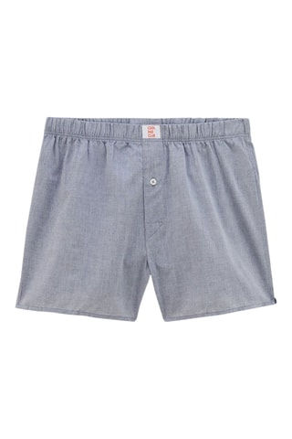 Caleçon en coton biologique - Bleu