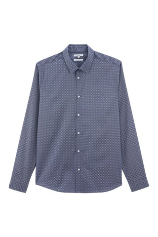 Chemise slim - Bleu cobalt