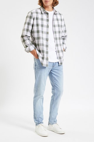 Chemise regular - Kaki