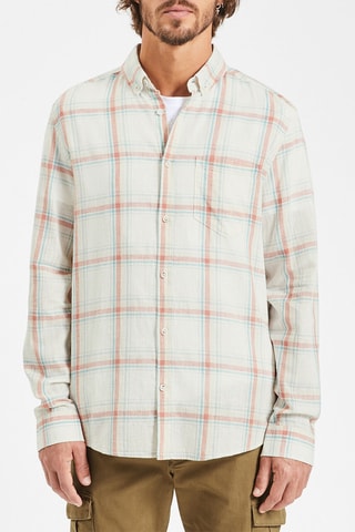 Chemise regular en lin - Blanc