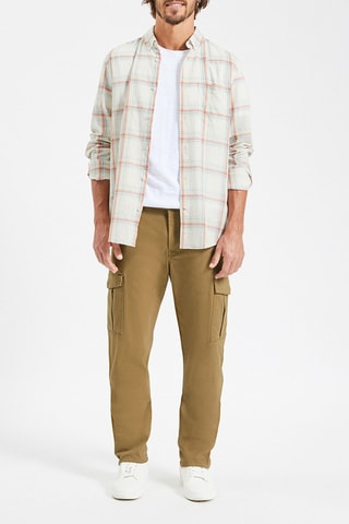 Chemise regular en lin - Blanc
