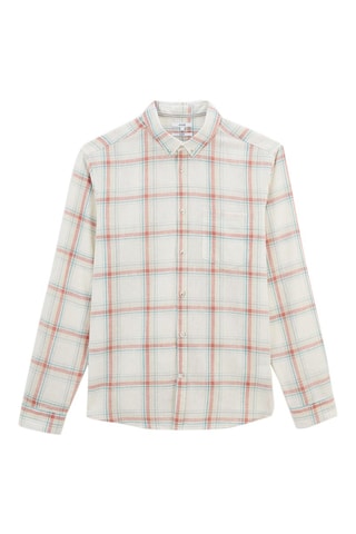 Chemise regular en lin - Blanc