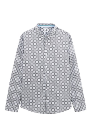 Chemise regular - Noir et gris