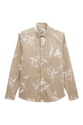 Chemise slim - Beige