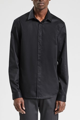 Chemise slim - Noir