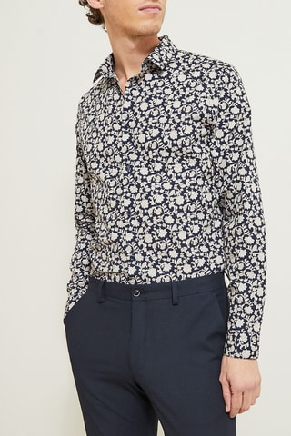 Chemise slim - Bleu