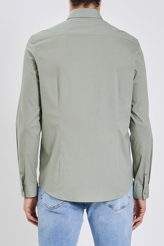 Chemise slim - Vert clair