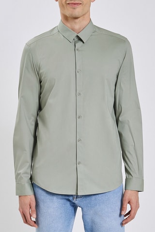 Chemise slim - Vert clair