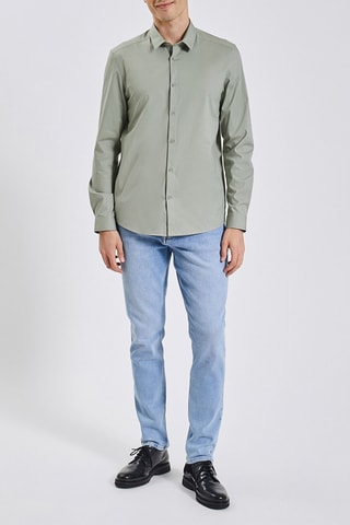 Chemise slim - Vert clair
