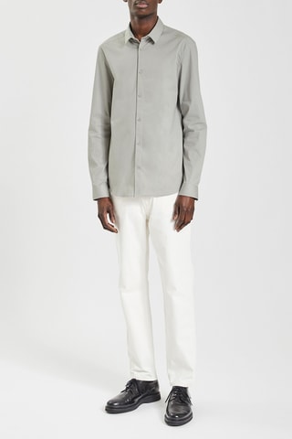 Chemise slim - Gris clair