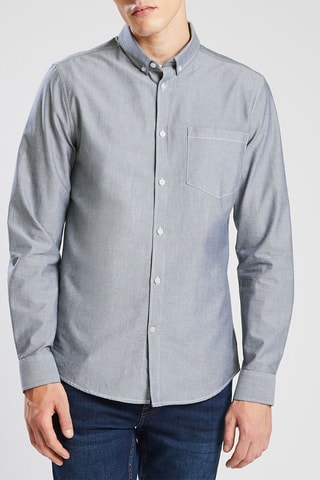 Chemise slim - Bleu