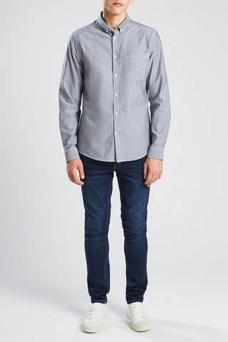 Chemise slim - Bleu