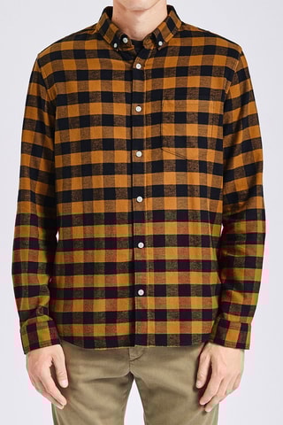 Chemise regular - Jaune
