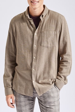 Chemise regular - Marron