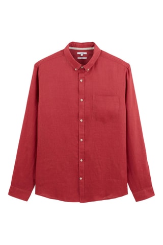 Chemise regular en lin - Rose