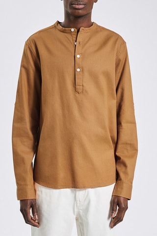 Chemise regular - Camel