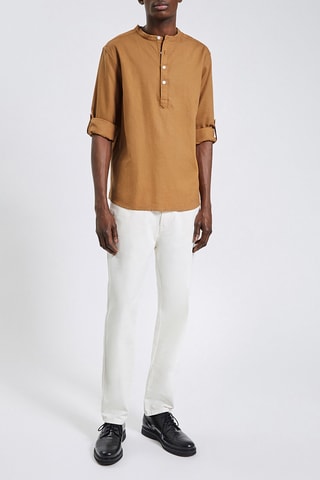 Chemise regular - Camel