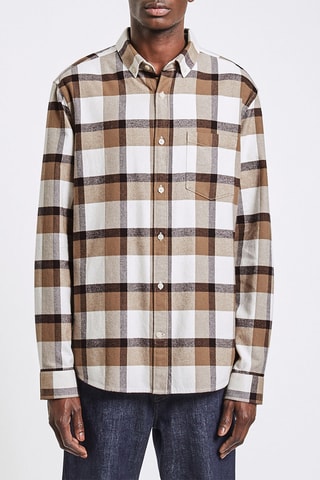 Chemise regular - Camel