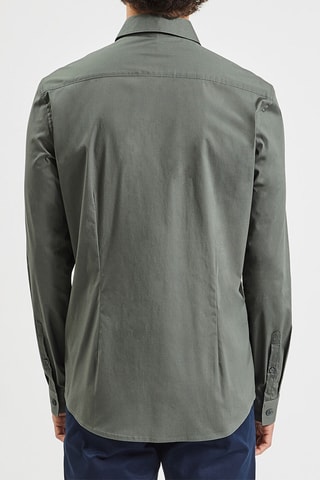 Chemise slim - Kaki
