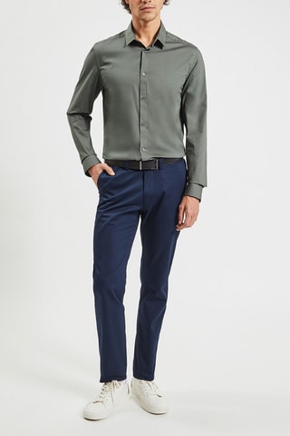 Chemise slim - Kaki
