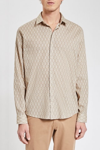 Chemise regular - Beige