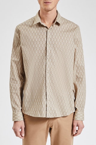 Chemise regular - Beige