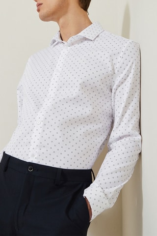 Chemise slim - Blanc