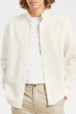 Chemise regular - Ecru