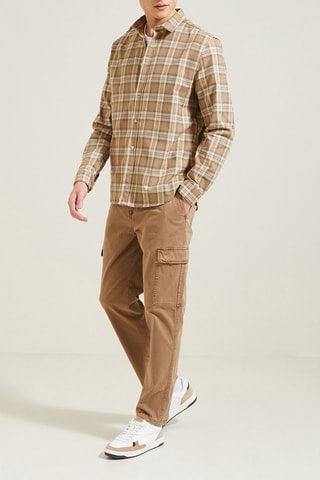 Chemise regular - Jaune
