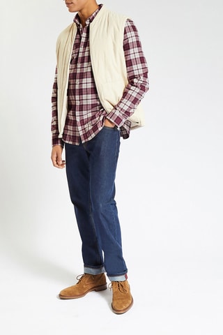 Chemise regular - Rouge
