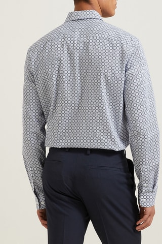 Chemise regular en coton biologique - Blanc