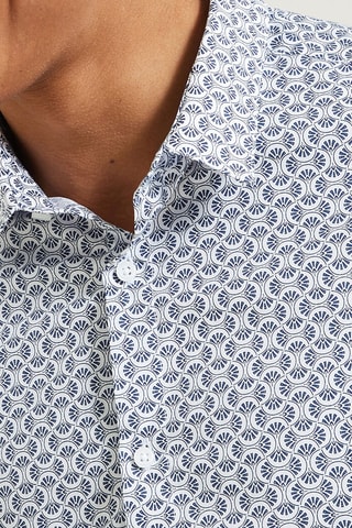 Chemise regular en coton biologique - Blanc