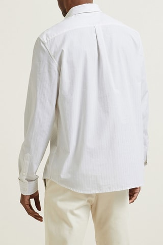 Chemise regular en coton biologique - Ecru