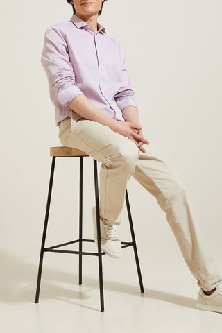 Chemise slim - Rose