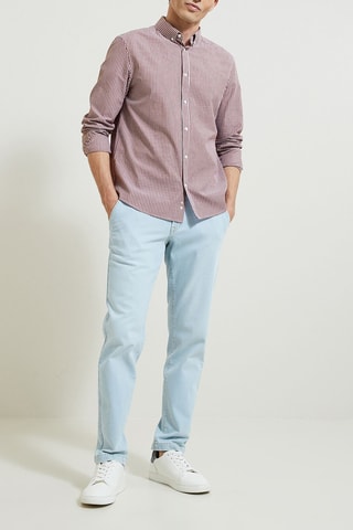Chemise regular en coton biologique - Rose