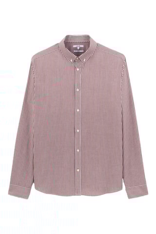Chemise regular en coton biologique - Rose