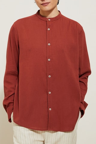 Chemise regular - Rouge