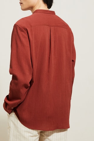 Chemise regular - Rouge