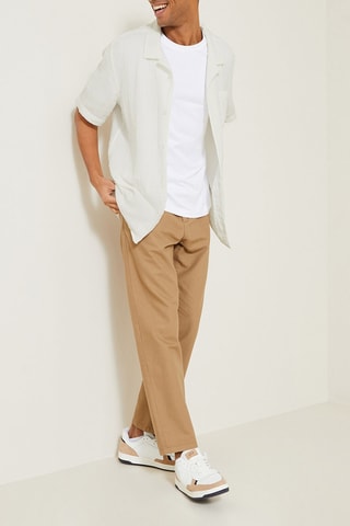 Chemisette hawaienne regular - Blanc
