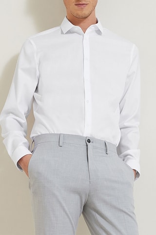 Chemise slim - Blanc
