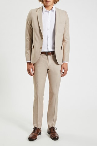 Chemise slim en coton biologique - Blanc
