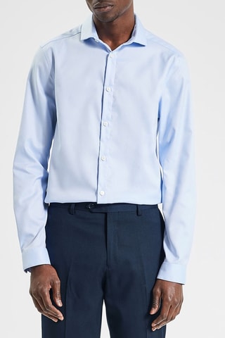 Chemise slim - Bleu