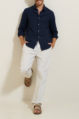 Chemise regular - Bleu nuit