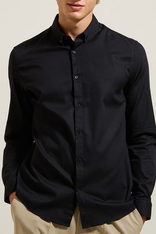Chemise regular - Noir