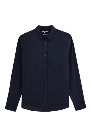 Chemise slim - Bleu marine