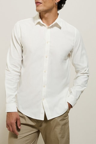 Chemise regular - Ecru