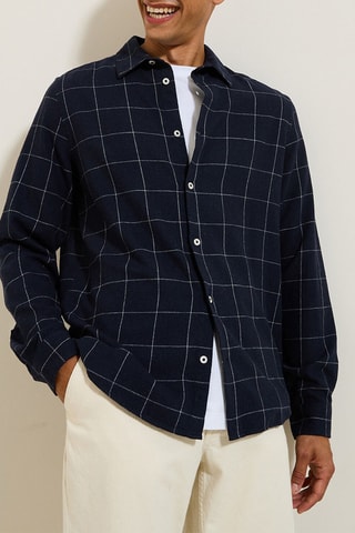 Chemise regular - Bleu marine