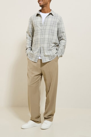 Chemise regular - Gris