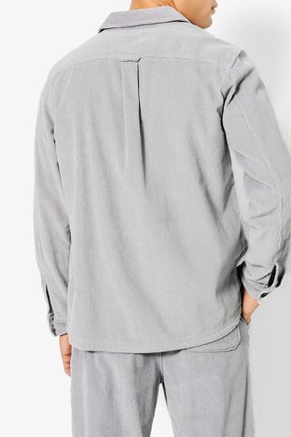 Surchemise regular velours - Bleu