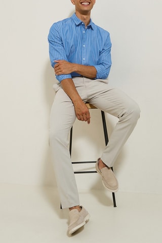 Chemise slim - Bleu